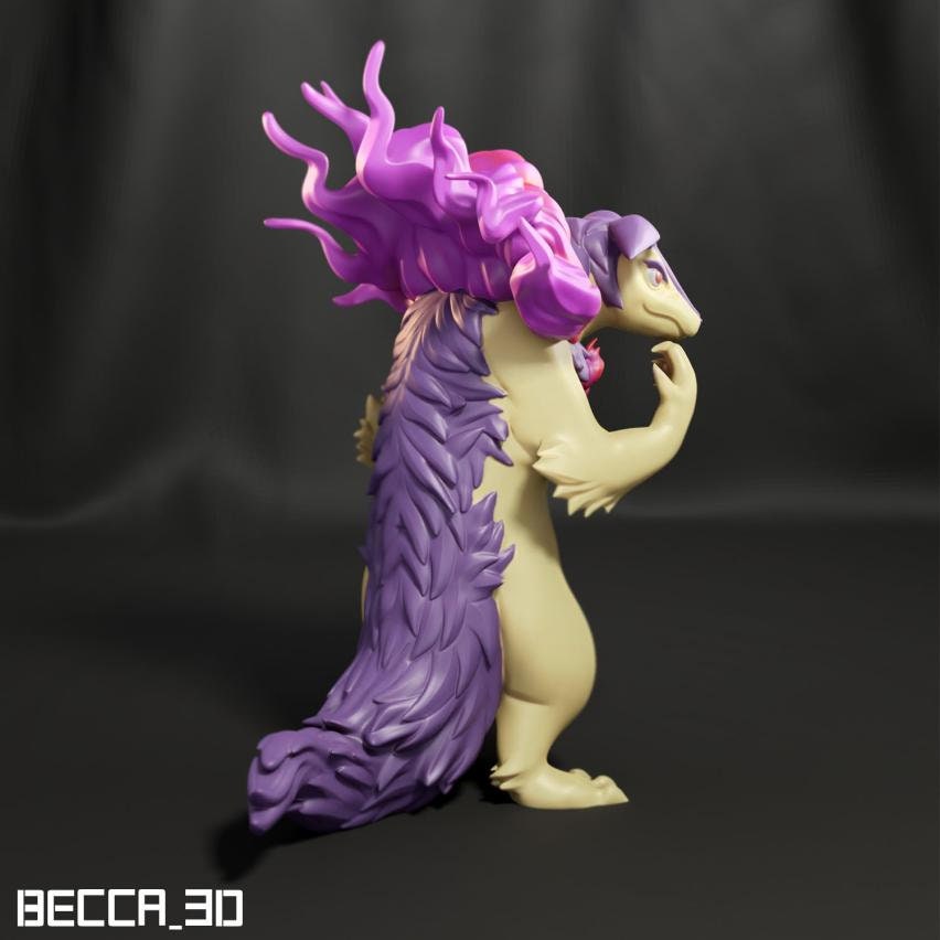 Kaijumon Phychic Dog/ Tabletop Model / Miniature Figurine | Kaijumon
