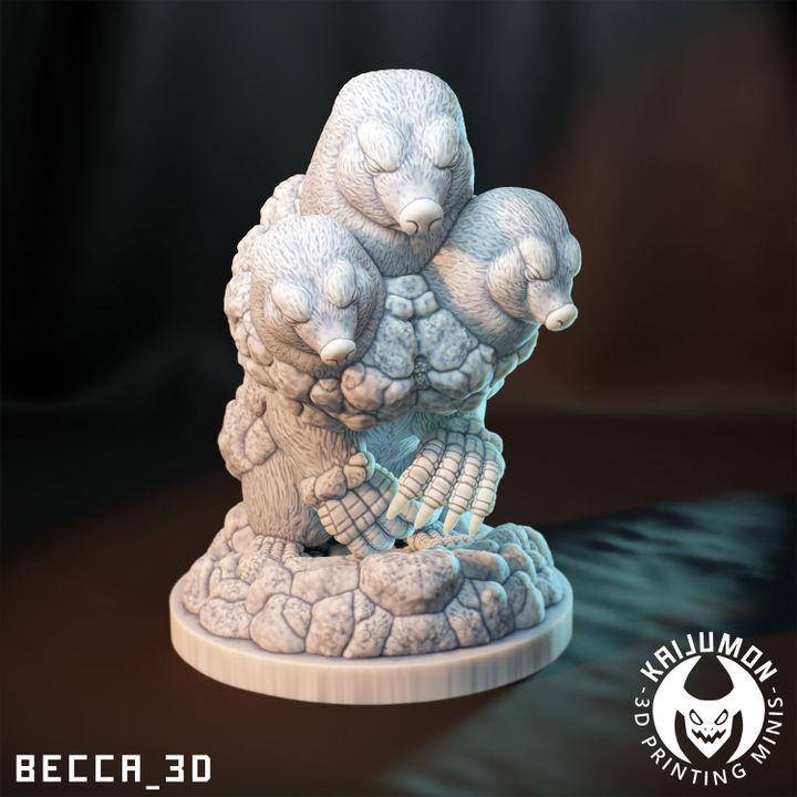 Kaijumon Giant Mole / Tabletop Model / Miniature Figurine | Kaijumon (dig let)