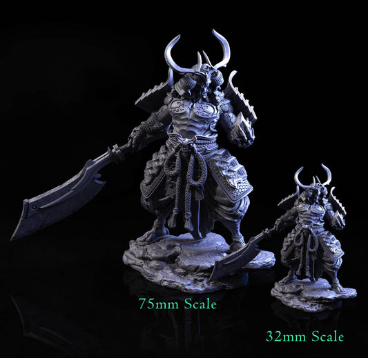 BFG - Tenjin Cursed Scholar 32mm + 75mm | Sculpt | Black forge Games
