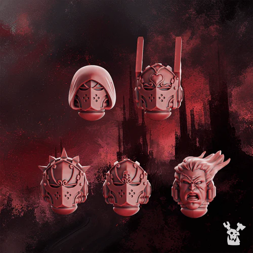 Crimson Wings Heads Set x5 #2