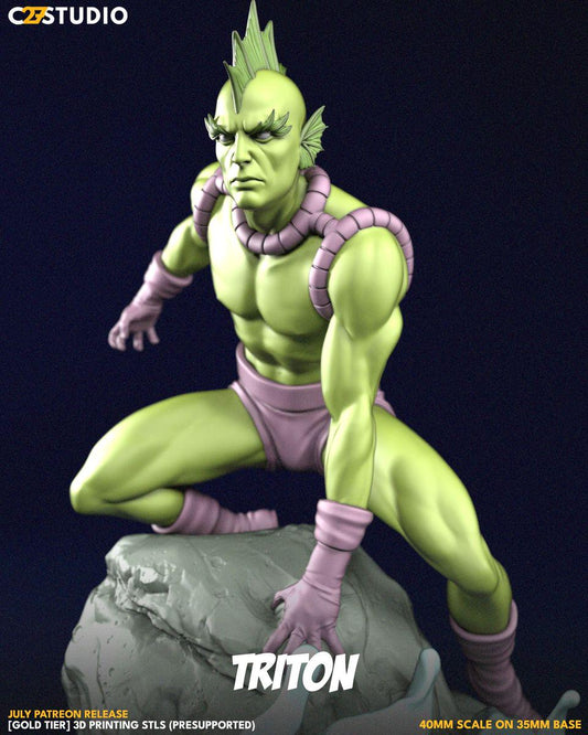 AquaManiac - Crisis Protocol Proxy - Marvel Fan Art - 3d Printed TTRPG Miniature