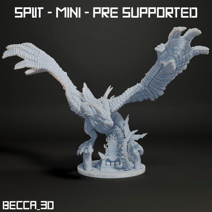 Kaijumon Psychic Dragon/ Tabletop Model / Miniature Figurine | Kaijumon (intense Lugia)