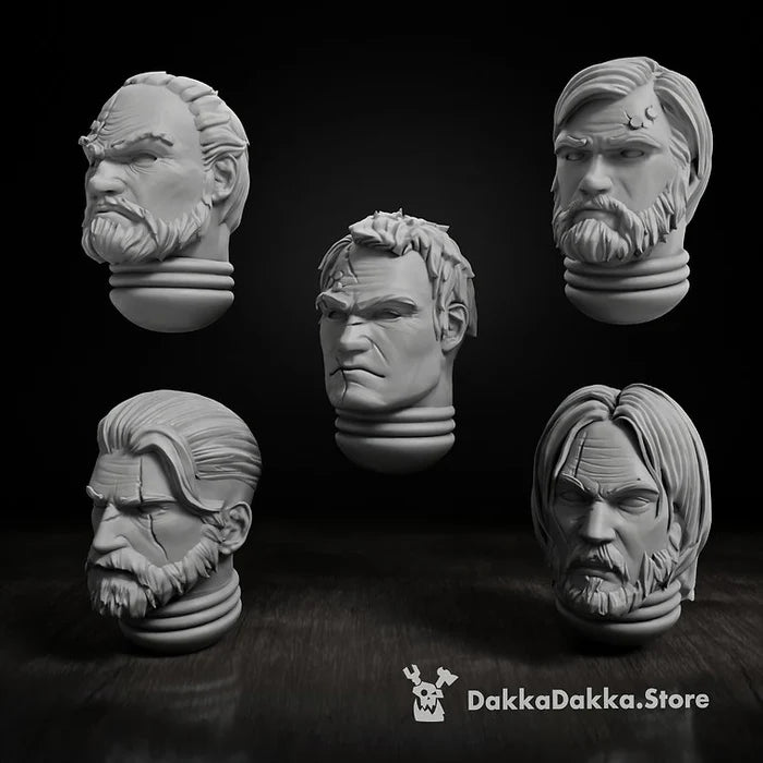 Legendary Heroes Heads x5
