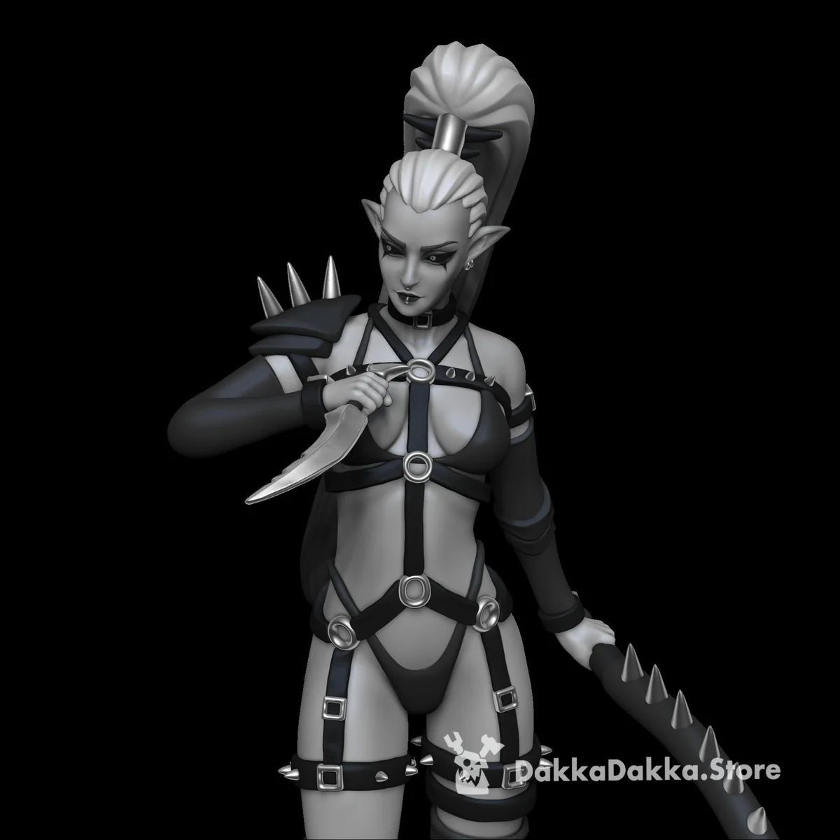 Leader of the Dark Elf Witches 34mm (true scale)
