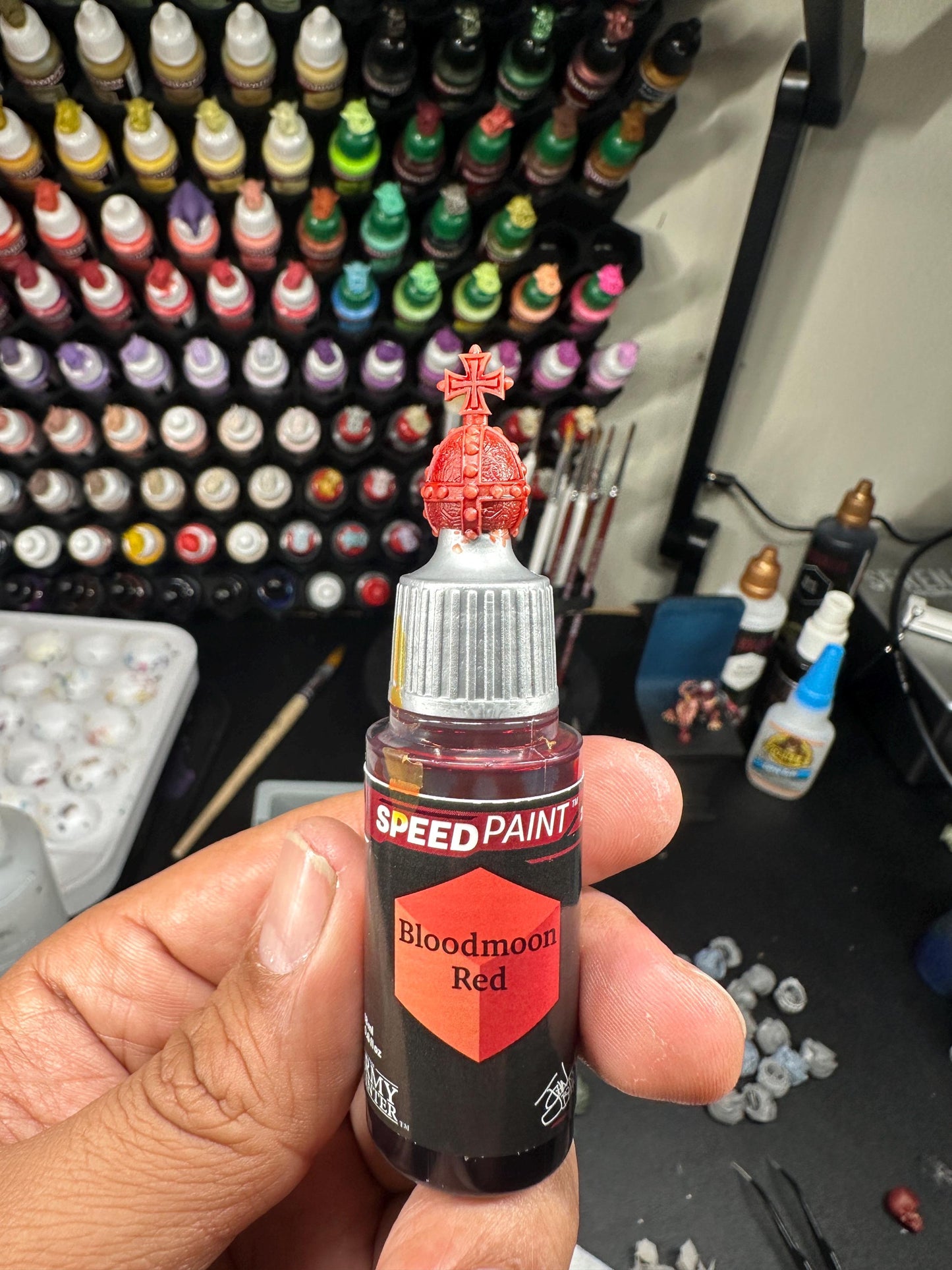Holy grenade Swatch Caps paint bottle toppers 17ml or 18ml | Army Painter SpeedPaint Vallejo
