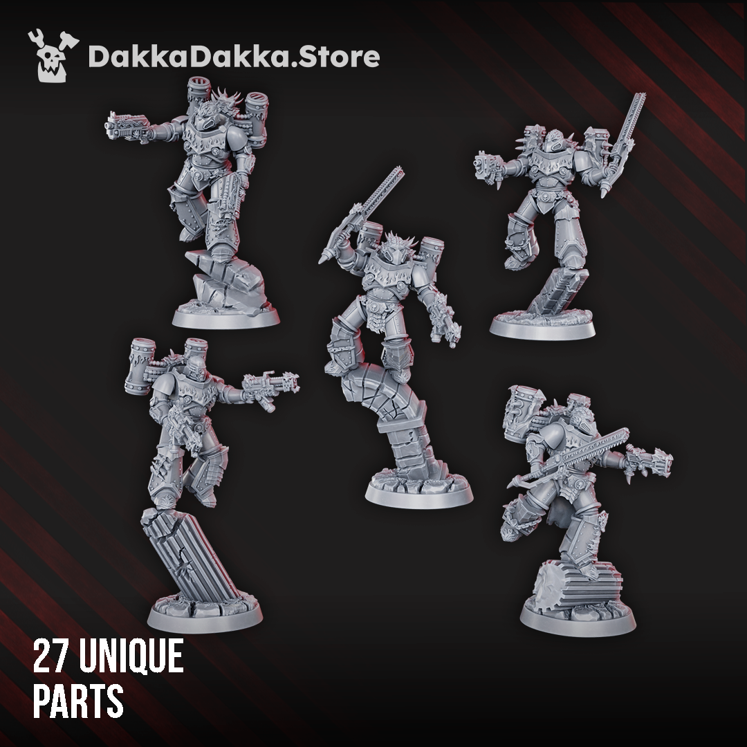 ASSAULT SQUAD OF FIRE LIZARD WARRIORS ORDER