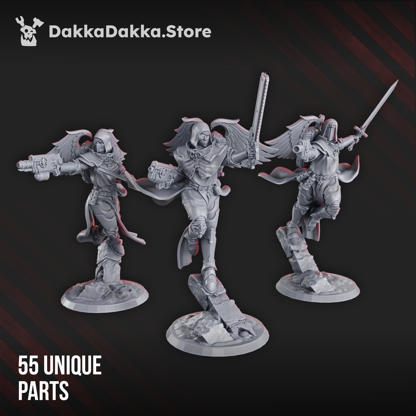 ANGELS OF WAR ASSEMBLY KIT (55 PARTS)