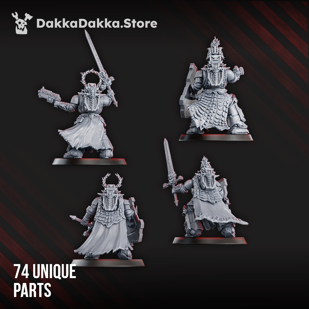 Alternate view of BLADE KEEPERS (BUILD-KIT) by DakkaDakka Store - Full Miniature / Model