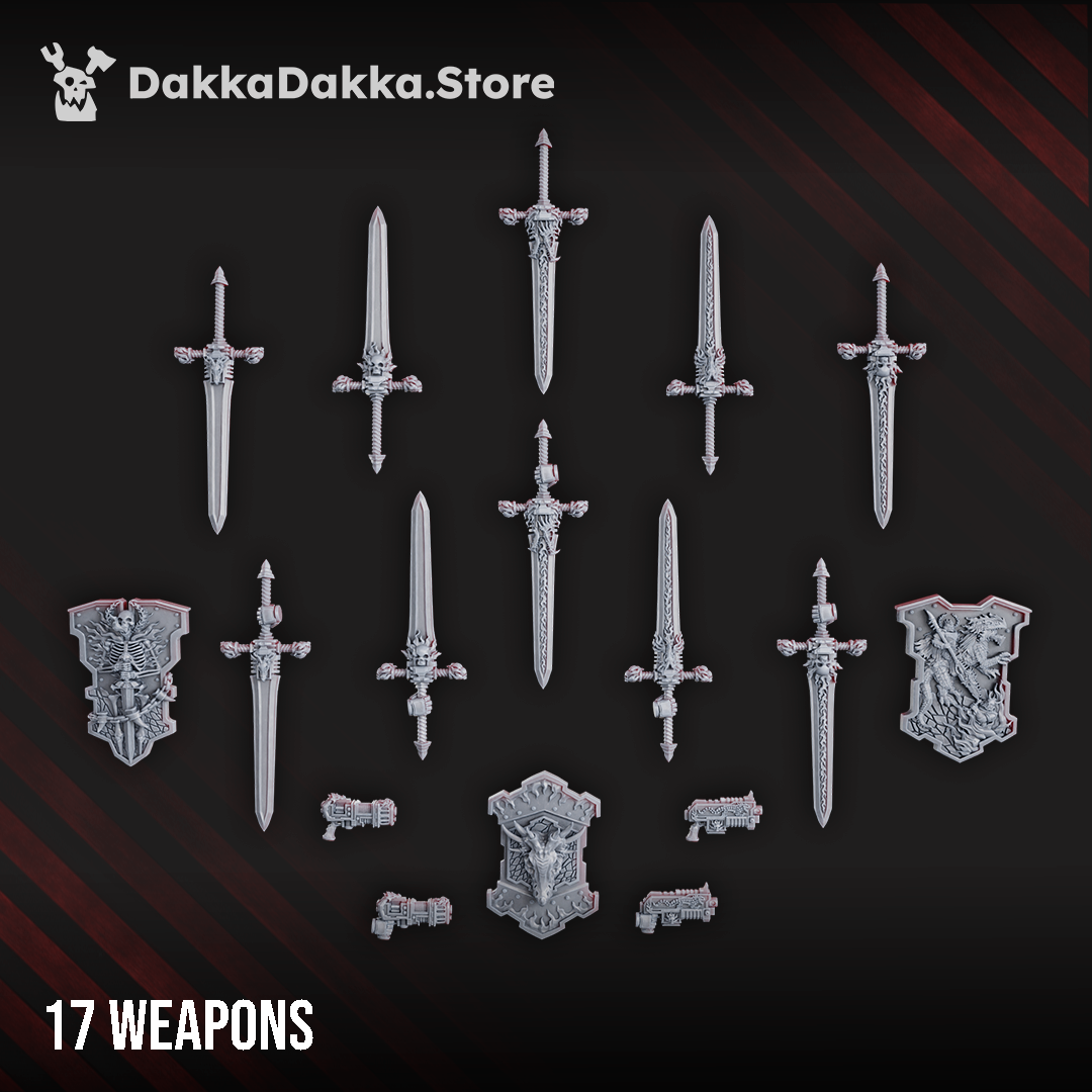 Alternate view of BLADE KEEPERS (BUILD-KIT) by DakkaDakka Store - Full Miniature / Model