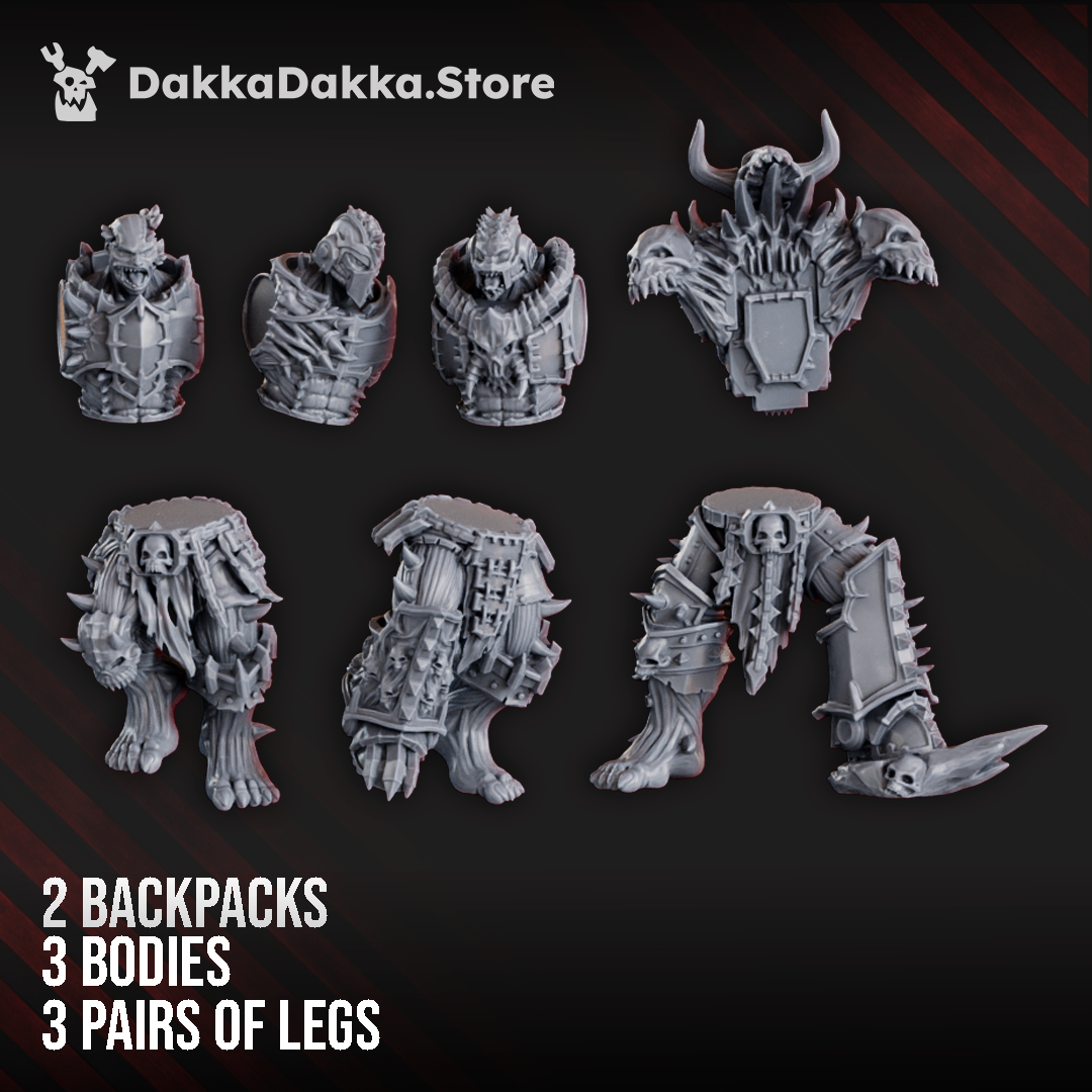 Alternate view of CURSED BONE SHREDDERS SQUAD (BUILD KIT) by DakkaDakka Store - Full Miniature / Model