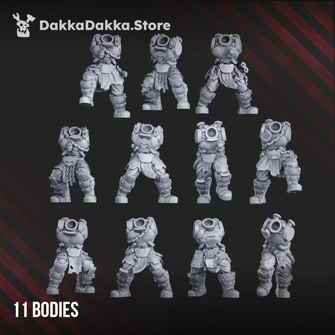 Alternate view of COLOSSUS SQUAD (BUILD-KIT) by DakkaDakka Store - Full Miniature / Model