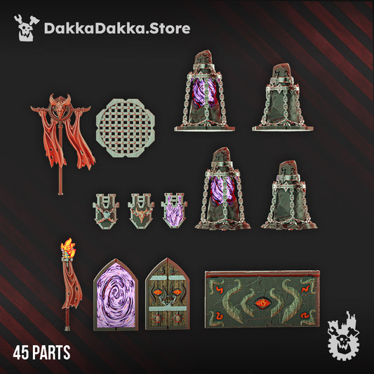 CORRUPTED STORMPRIDE TEMPLE PROPS SET