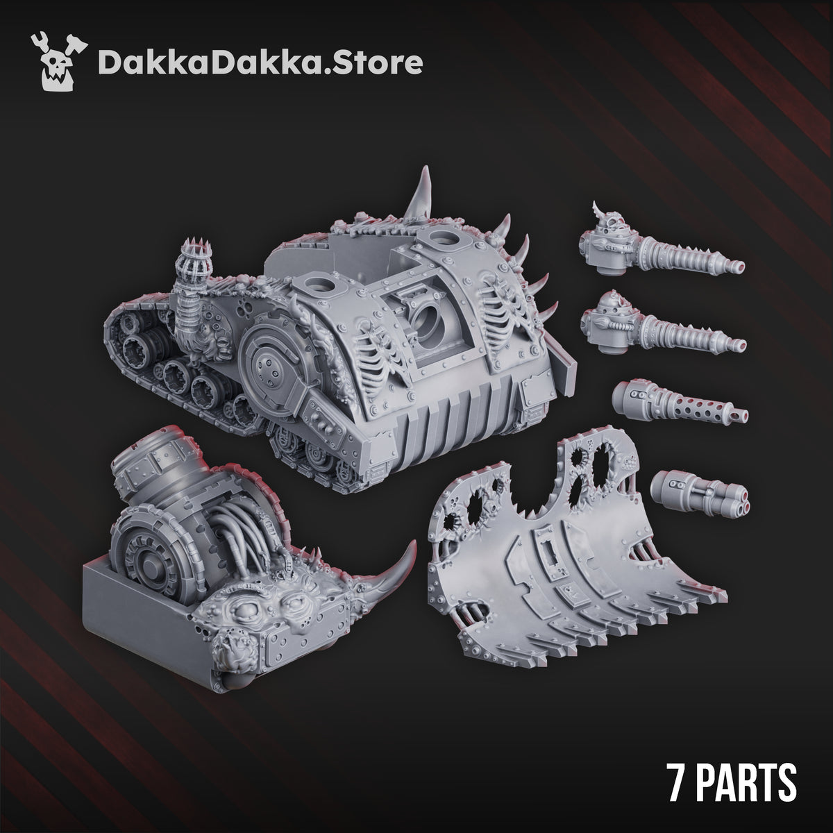 Alternate view of PANDEMIC CREEPER TANK by DakkaDakka Store - Full Miniature / Model