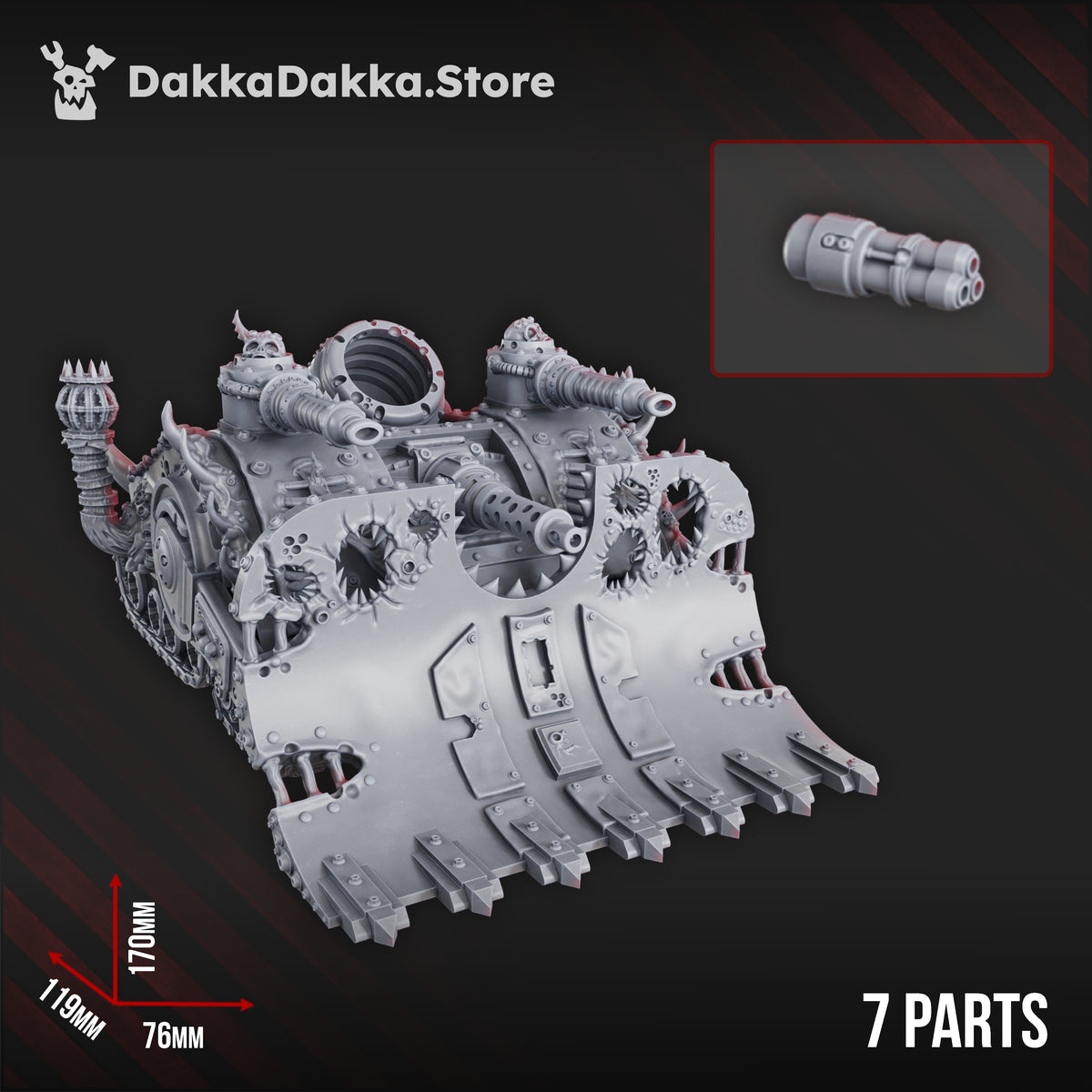 PANDEMIC CREEPER TANK by DakkaDakka Store - Full Miniature / Model