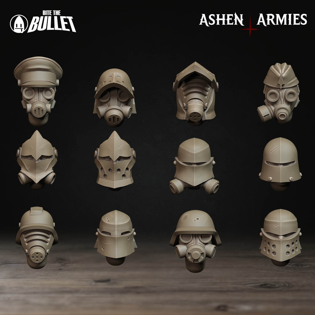 Bullet Crusade | Sanctified Legion  Modular Heads 12 Versions