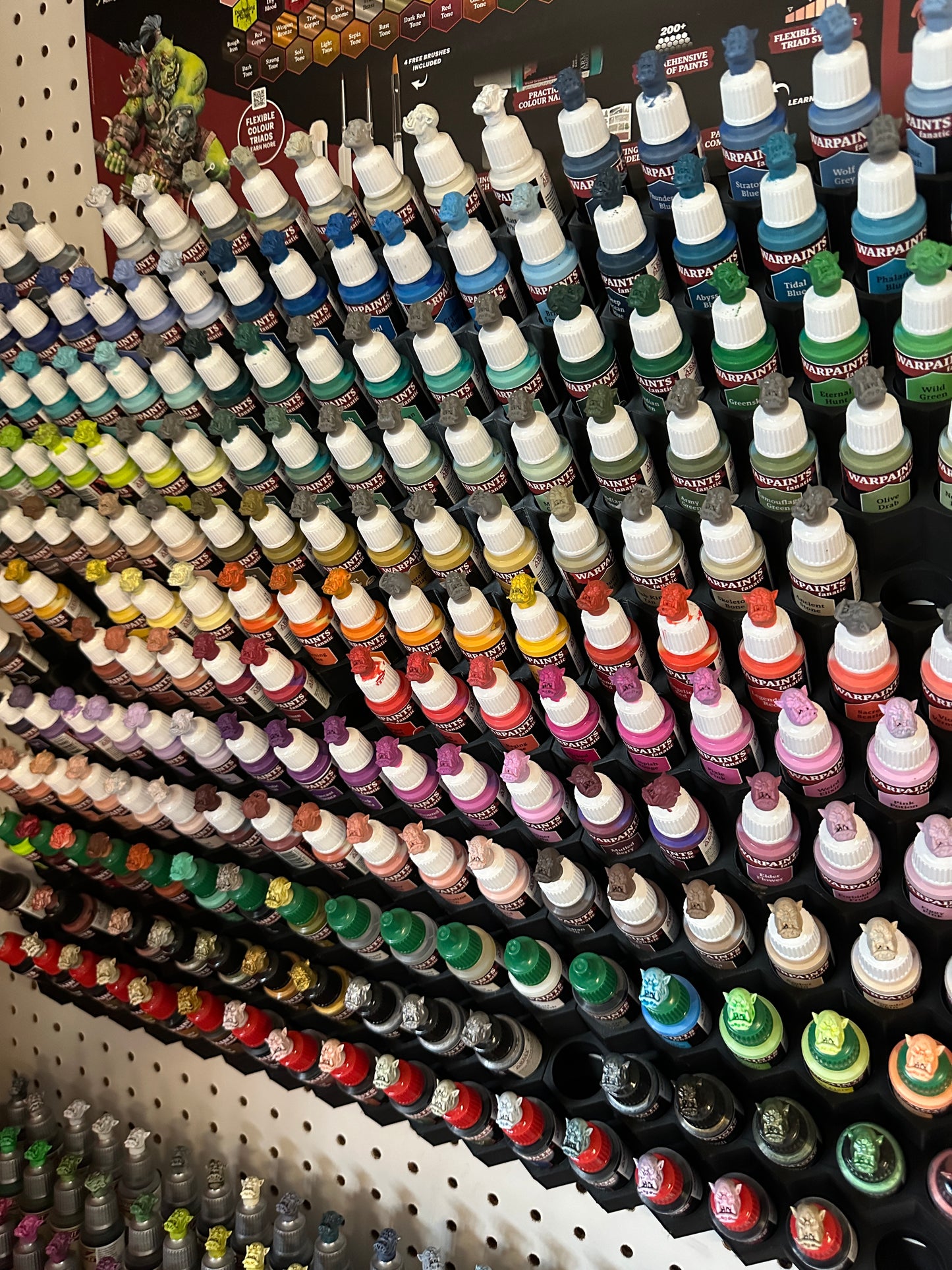 Paint Bottle Wall Rack x1