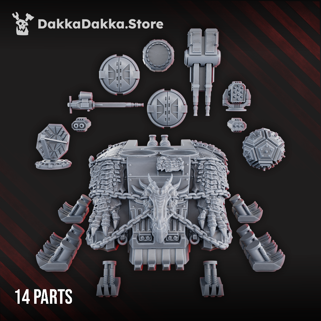 Alternate view of FIRE LIZARD APC by DakkaDakka Store - Full Miniature / Model
