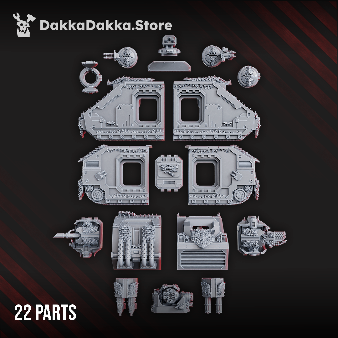 Alternate view of FIRE LIZARD AUTOMATED STORM VEHICLE by DakkaDakka Store - Full Miniature / Model