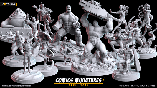 Patreon Miniatures Releases – April 2024