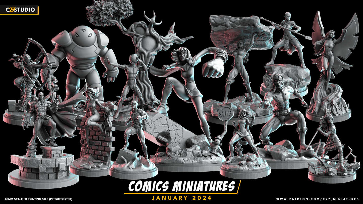 Patreon Miniatures Releases – January 2024