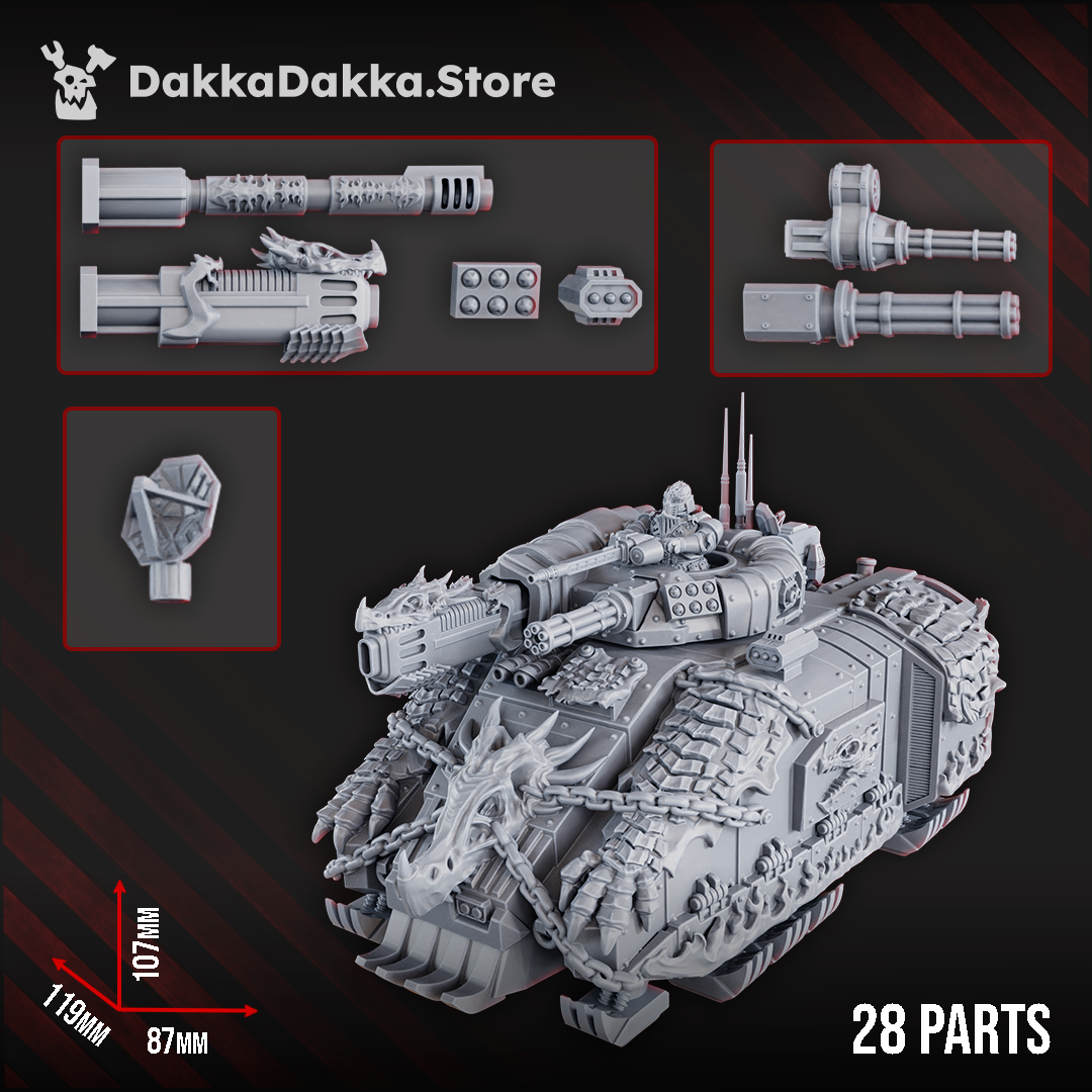 HEAVY HOVER TANK by DakkaDakka Store - Full Miniature / Model