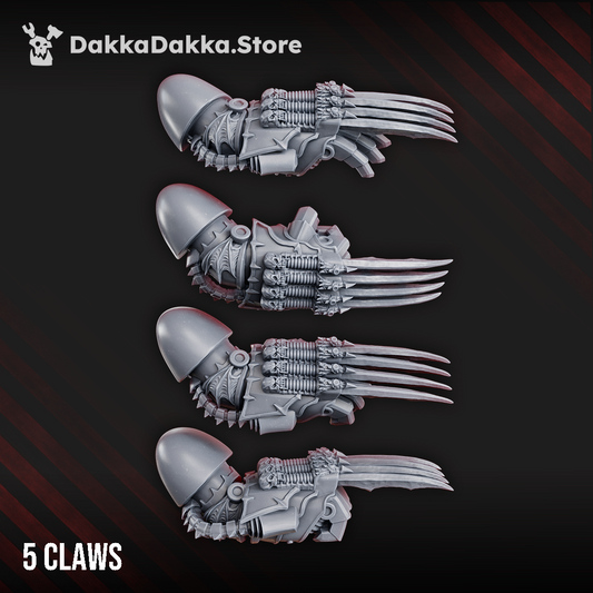 NOCTURNAL LIGHTNING CLAWS SET X5