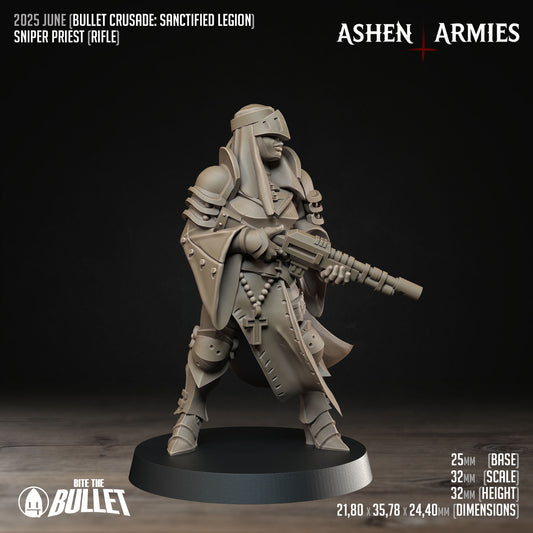 Bullet Crusade | Sanctified Legion  Sniper Priest Rifle 2 Versions