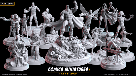 Patreon Miniatures Releases – March 2024