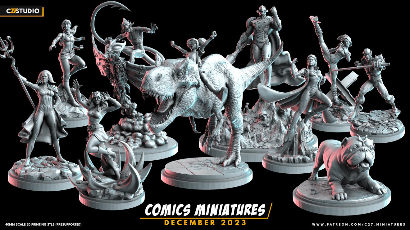 Patreon Miniatures Releases – December 2023