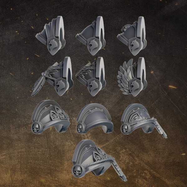 Black Gryphons Shoulder Pads Set x10