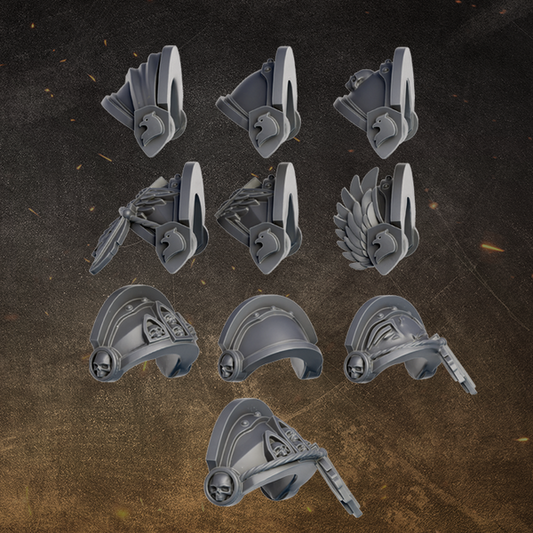 Black Gryphons Shoulder Pads Set x10