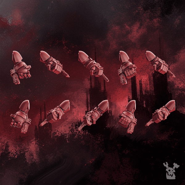 Crimson Wings Destroyers Hand Saws Set x10