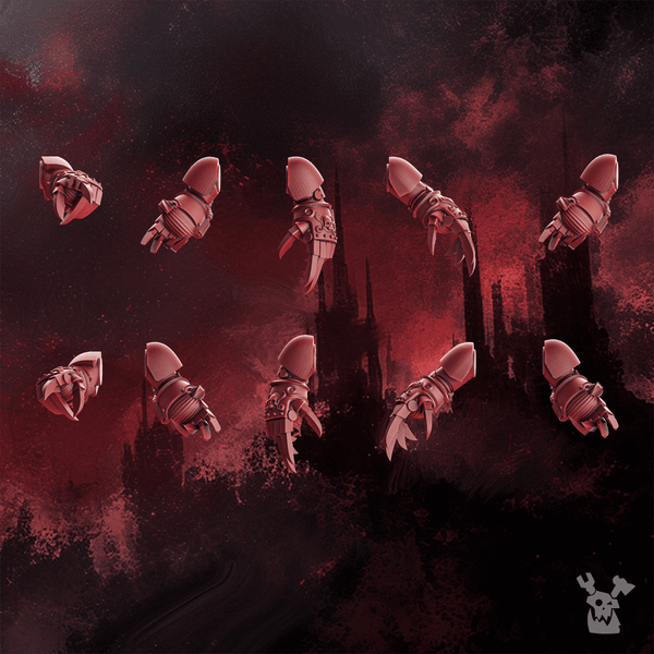 Crimson Wings Destroyers Power Claws Set x10