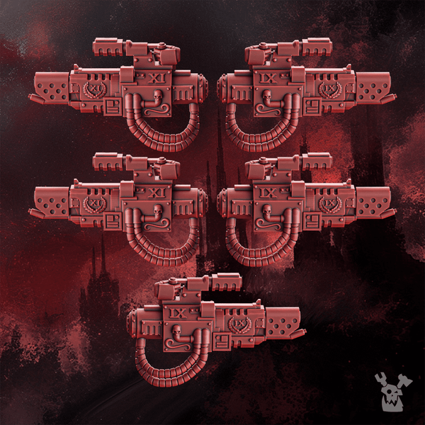 Crimson Wings Flamer Cannons Set x5