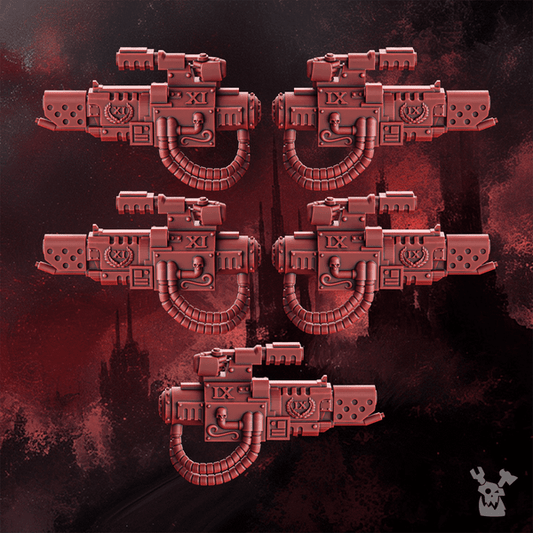 Crimson Wings Flamer Cannons Set x5