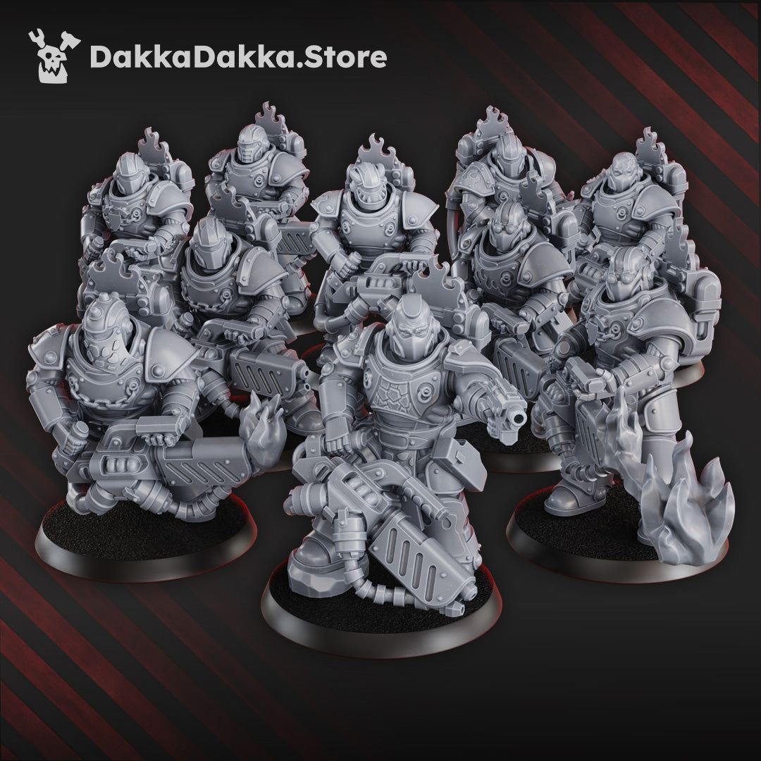 Alternate view of IGNISAURUS CLAN TEAM IGNITIUM (X10) by DakkaDakka Store - Full Miniature / Model