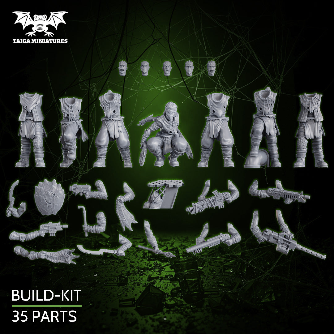 Junk Spiders Gang (build kit) by DakkaDakka Store - Full Miniature / Model