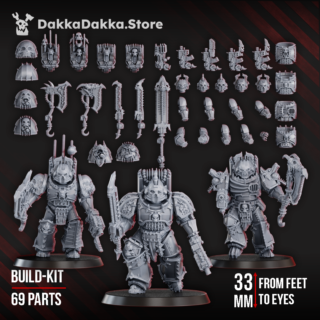 KILL-OBSESSED SQUAD (BUILD-KIT) by DakkaDakka Store - Full Miniature / Model