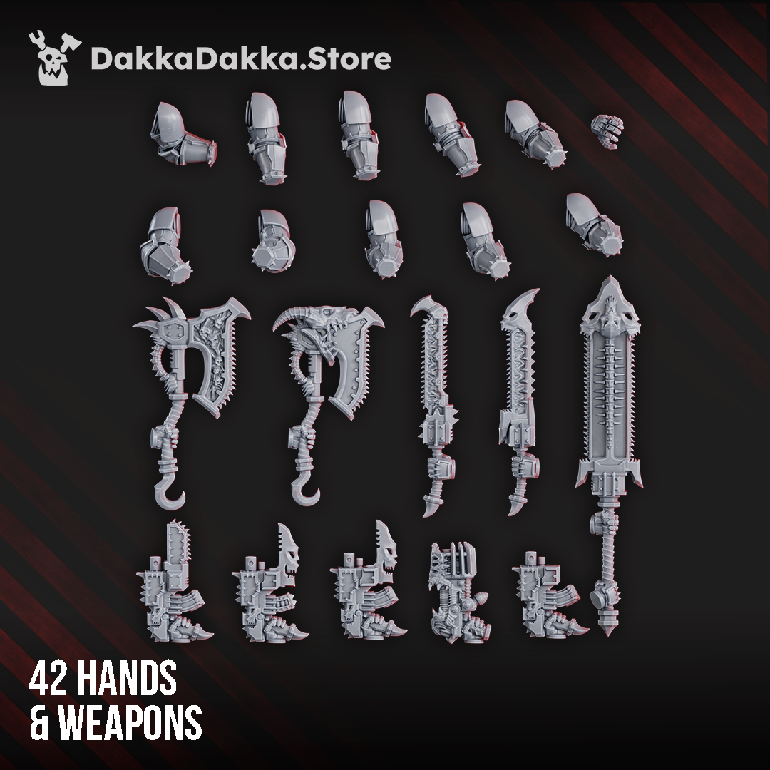 Alternate view of KILL-OBSESSED SQUAD (BUILD-KIT) by DakkaDakka Store - Full Miniature / Model