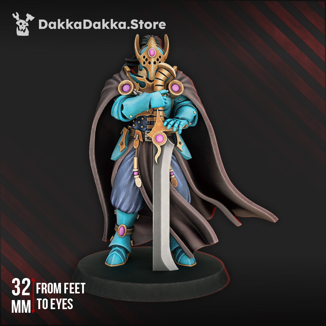 Khadessa Varn, Sorrowblade of the Sinbound Temple by DakkaDakka Store - Full Miniature / Model