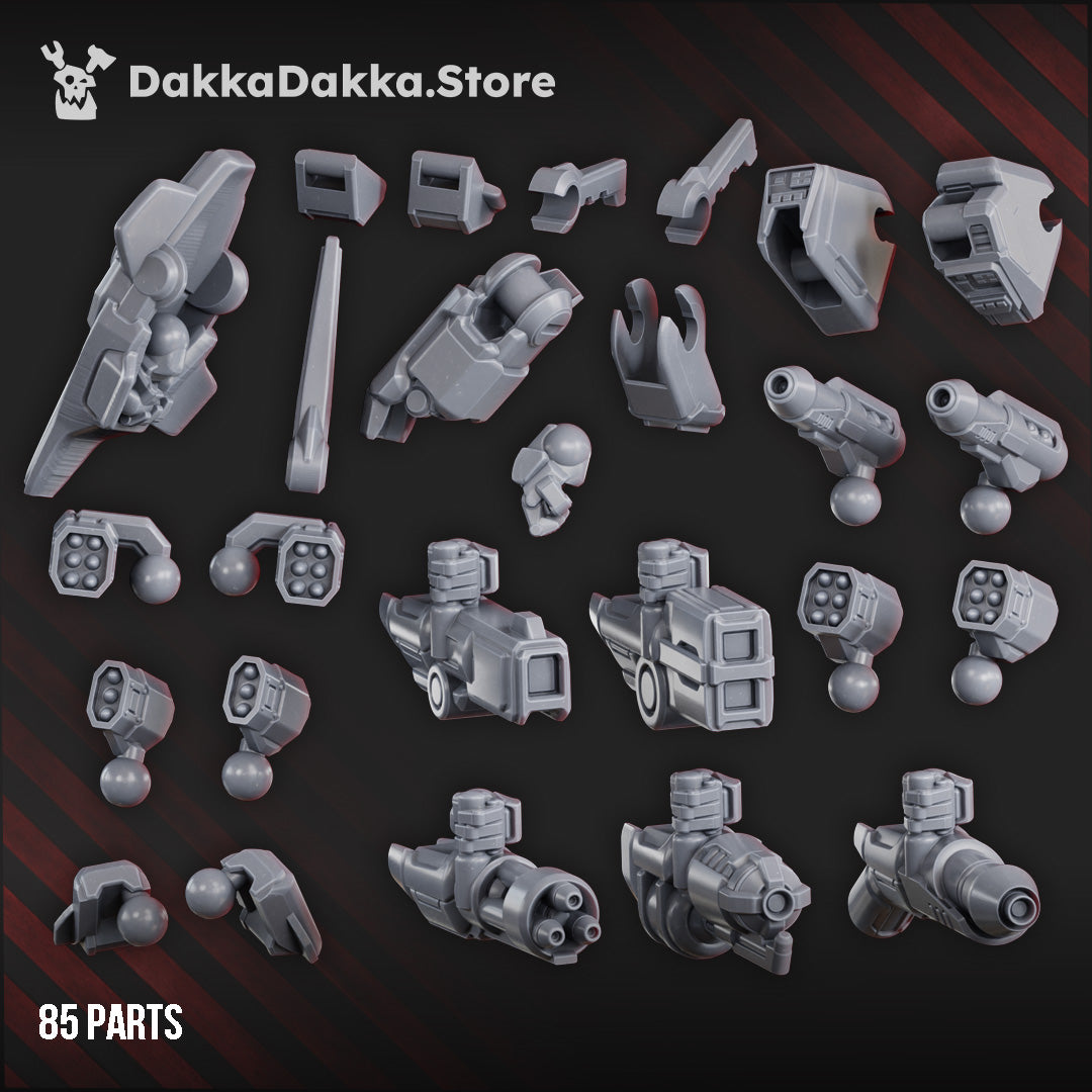 Alternate view of MSC Warfielder MK-III by DakkaDakka Store - Full Miniature / Model
