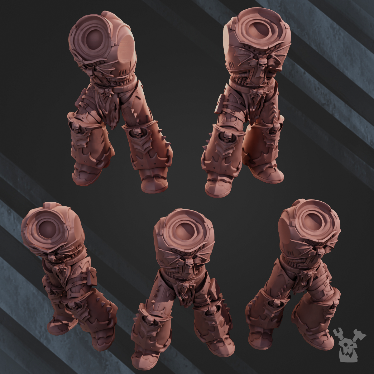 SPACE HUNTERS BODY SET X5 by DakkaDakka Store - Full Miniature / Model