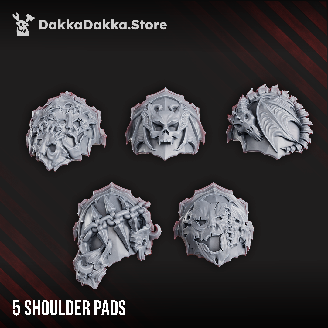 NOCTURNAL SHOULDER PADS SET _1 by DakkaDakka Store - Shoulder Pad