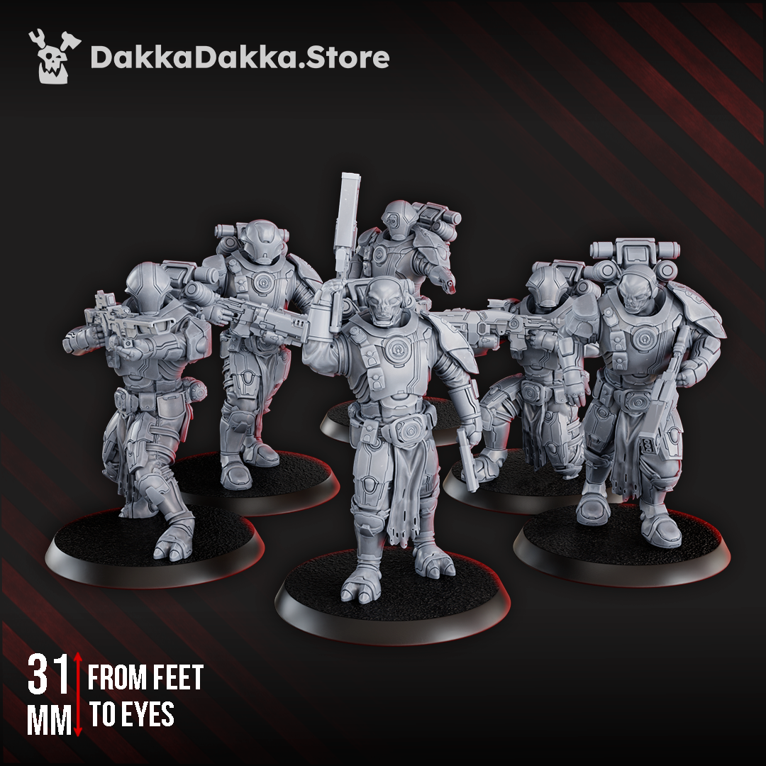 OPERATIONS TEAM (build-kit) by DakkaDakka Store - Full Miniature / Model