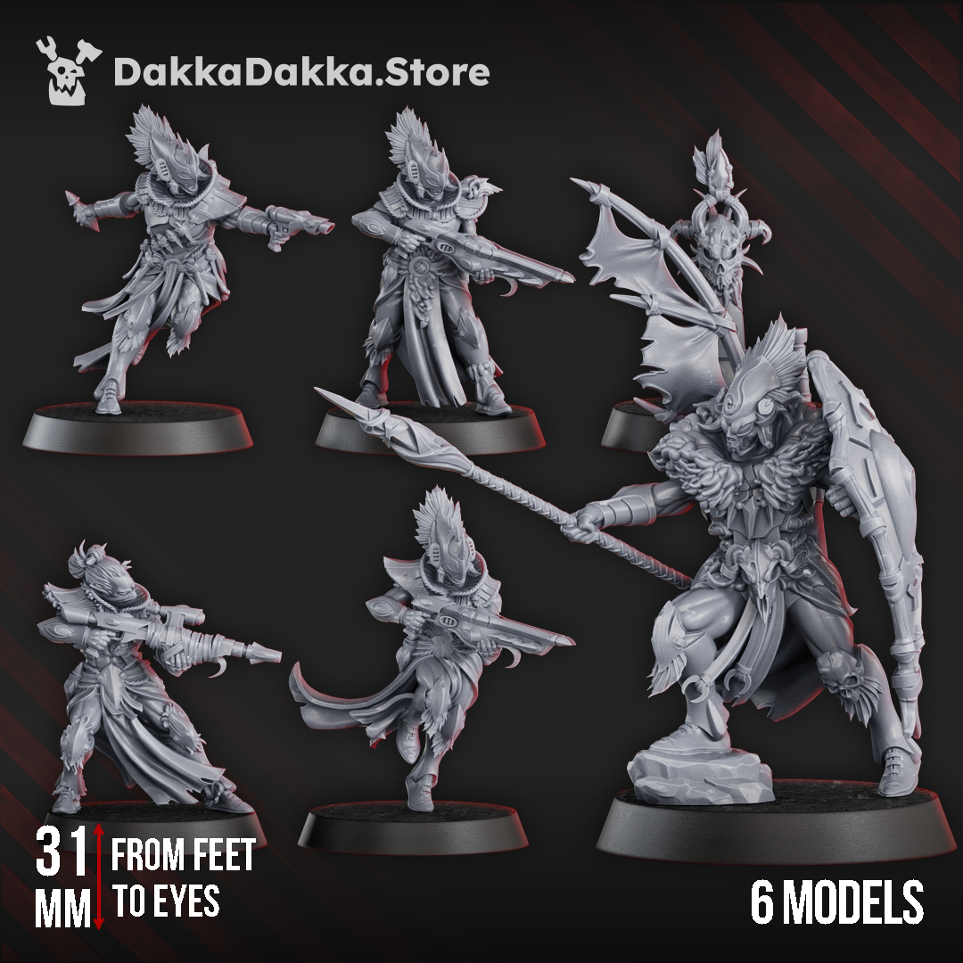 Parlous Hermits (x5) by DakkaDakka Store - Full Miniature / Model