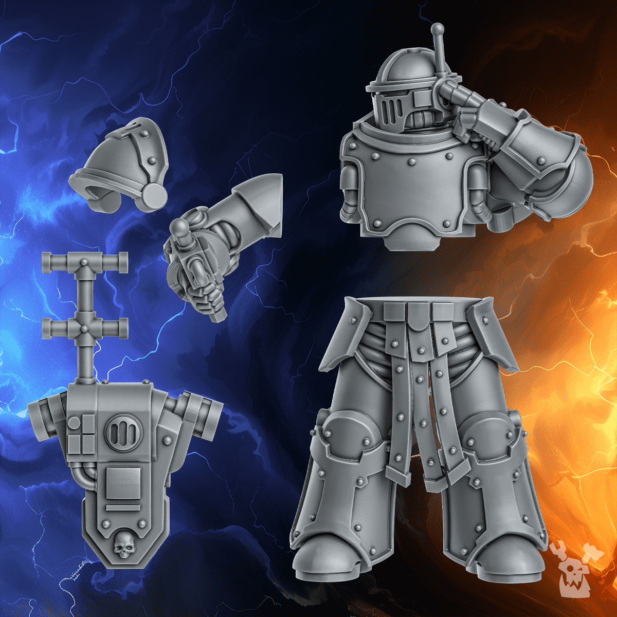 RAD MAN (MILLENNIUM WARS) by DakkaDakka Store - Full Miniature / Model