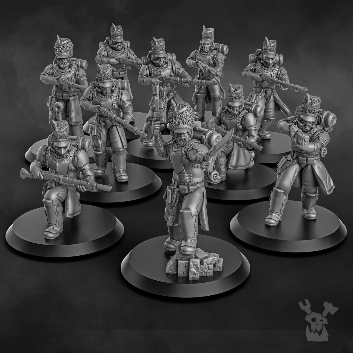 STEAM GUARD ASSEMBLY KIT by DakkaDakka Store - Full Miniature / Model