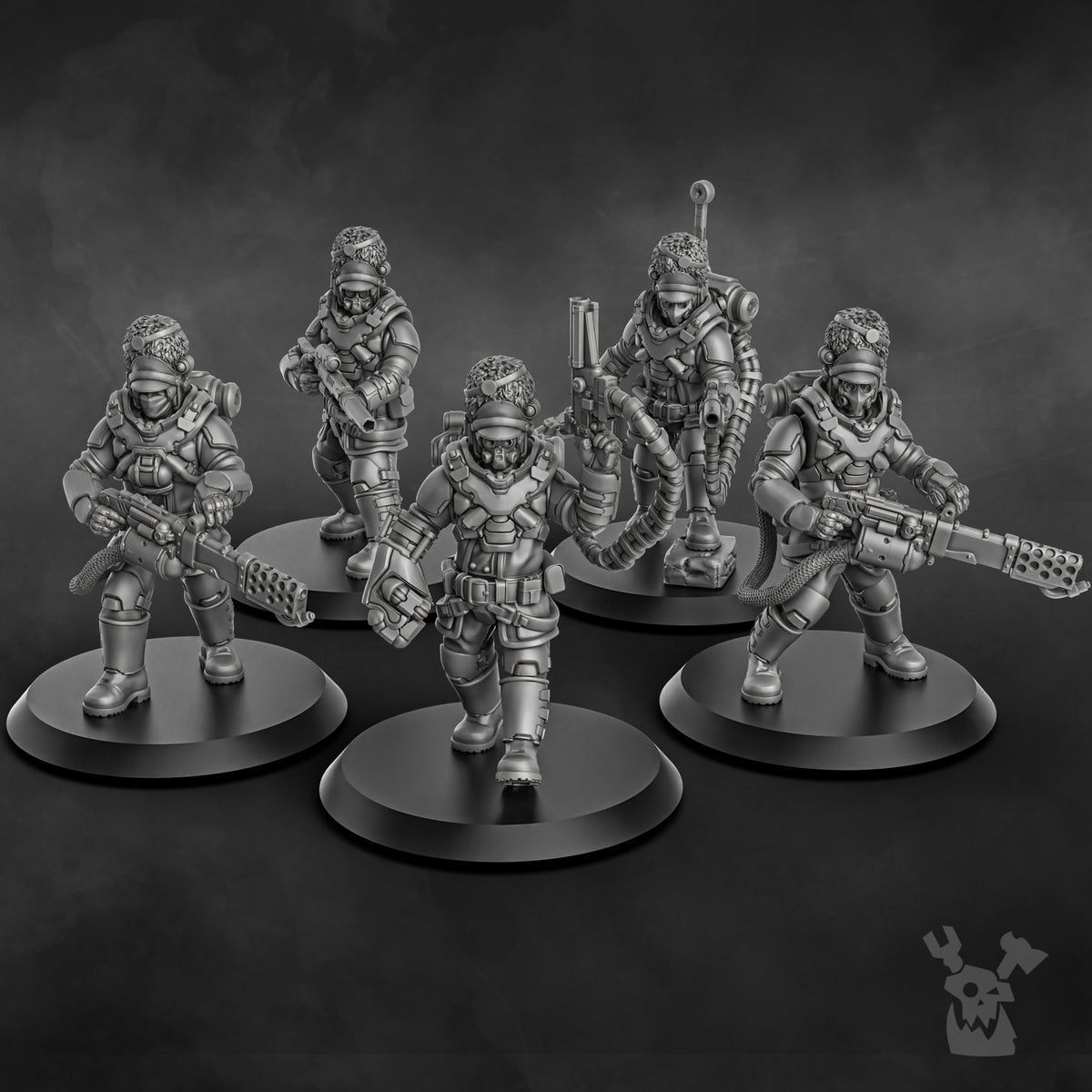STEAMGUARD STORMTROOPERS SQUAD BUILD-KIT by DakkaDakka Store - Full Miniature / Model