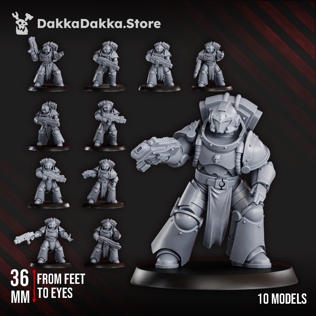 SPACE KNIGHTS TEAM PULSARUM by DakkaDakka Store - Full Miniature / Model