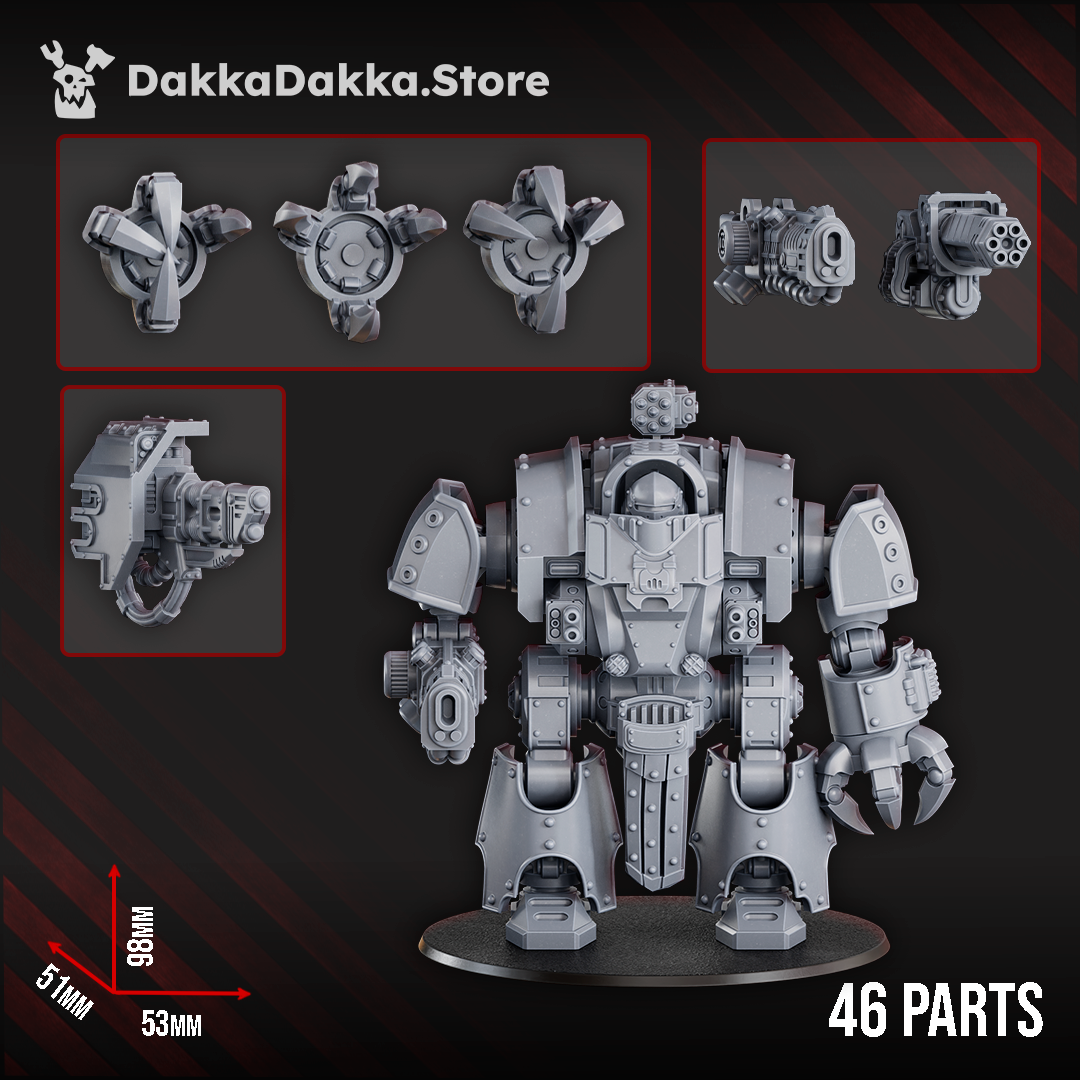SPACE KNIGHTS HEAVY WALKER by DakkaDakka Store - Full Miniature / Model